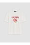 Peak New Season White Crew Neck Printed Men's T-Shirt - 4