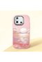 Redmi 12C Compatible Shock Absorbent Camera Protected Pink Silicone Case Sunrise at Sea