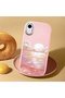 iPhone Xr Compatible Shock Absorbing Camera Protected Pink Silicone Case Sunrise at Sea - 2