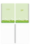 A5 Spiral Cardboard Cover Set of 4 School Notebooks 80 Sheets – 2 Lined + 2 Squared, with Lesson Schedule - 5