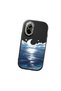 Realme C67 4g Compatible Shock-Absorbing Camera Protected Black Silicone Case Moon Rising from the Sea - 3