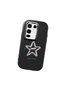 Infinix Note 50/Note 50 Pro Compatible Shock-Absorbing Camera Protected Black Silicone Case Star Pattern - 3