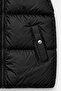 Girl's Stand Collar Plush Detailed Puffer Coat - 5