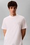 Ss 30S Jersey Easy Monogram Puff Men's Crew Neck T-Shirt White - 4
