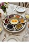 Presentation Plate Tray Copper Breakfast Plate Pan Plate Set Large Size - 7