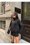 Women's Stand Collar Buttoned Short Jacket - 3