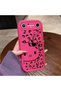 Tecno Pova Slim Compatible Pink Red Silicone Leopard Pattern Kitty Case Shockproof Camera Protection