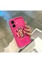 Infinix Smart 10 Compatible Pink Red Silicone Lion King and Butterfly Pattern Case Shockproof Camera Protection - 4