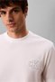 Ss 30S Jersey Easy Monogram Puff Men's Crew Neck T-Shirt White - 5
