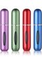 Perfume Atomiser Refillable 4 Pcs Travel Bottle Mini 5ML Atomizer Spray Portable Empty Fragrance Container for Aftershave Holiday and Night Out