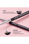 Fine Eyeliner Brush, precise tip, high-quality synthetic fibers, suitable for drawing eye lines, Model S 140 - 3