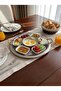 Presentation Plate Tray Copper Breakfast Plate Pan Plate Set Large Size - 6