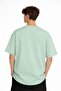 Freedom Printed - Premium Fabric Oversize Men's Short Sleeve T-Shirt Water Green - 6