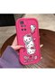 Redmi 10 4g Compatible Pink Red Silicone Strawberry Kitty Pattern Case Shockproof Camera Protection