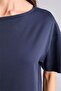 100% Cotton Relax Fit Boat Neck Basic T-Shirt H6703Ax26Sm - 4