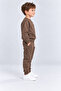 Boys' Sweatshirt with Pockets and Jogger Sweatpants 2-Piece Set Daily Comfortable Children's Sweatpants Set Ak125 - 4