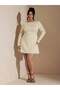 Rochie mini, bej - 2XL - 5