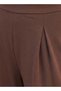 Basics Flexi Waist Pleated Soft Touch Trousers - 2