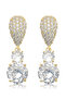 Embellished Dangle Earrings - 4