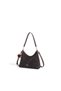 Coffee Brown Plain Crossbody Bag