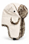 Unisex Pilot Beanie with Headphones, Fur-Lined Winter Hat