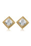 Geometric Stud Earrings - 3