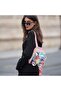 Cute Mini Backpacks, PU Leather Small Backpack for Women, Sequinned Tiny Backpack with Adjustable Sh - 5