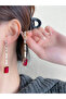 Embellished Dangle Earrings - 5