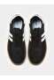Black Classic Court Sneakers with White Stripes - 5