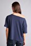100% Cotton Relax Fit Boat Neck Basic T-Shirt H6703Ax26Sm - 5