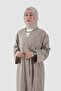 Line Textured Tensel Abaya Stone - 3