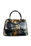 Multi Color Python Leather Women's Hand Bag