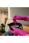 Pembe Nitril Muayene Eldiveni 100 Adet - 3