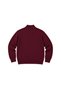 Men's Large Size Burgundy Basic Pocket Knitwear Cardigan 3Xl-4Xl-5Xl-6Xl - 6