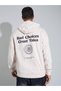 Front and Back Graphic Print Oversize Fit Hoodie - 5