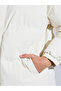 White Solid Hooded Oversized Puffer Jacket - 4