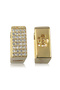Embellished Huggie Earrings - 3
