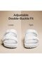 Men's Double-Buckle EVA Slides, Adjustable Raised-Sole Sandals, EU 41–46 - 6