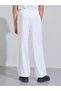 Teen Boys off White Button Details Regular Fit Trousers - 4