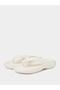 Off White Comfort Beach Flip Flops - 2
