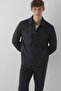 Men's Snap Closure Water Repellent Jacket M0110910 Black - 2