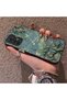 Samsung Galaxy A32 4g Compatible Retro Oil Painting Apricot Blossom Pattern Case, Full Lens Protection - 2