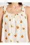 Fruit Print Sleeveless Cami Pajama Set - 4