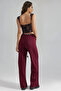 Modal shawl belt detailed trousers - 3