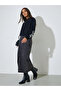 Black Embroidered Regular Fit Sweatshirt - 2