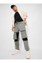 Grey Two-Tone Cargo Trousers - 2