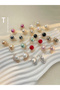 Faux Pearl Stud Earrings - 2
