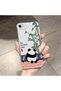 iPhone 7/8/Se 2020 2022 Compatible Camera Protected Anti-Shock Aesthetic Print Patterned Transparent Silicone Case - 2