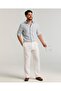 Men's Flat Front Linen Blend Dress Pant - 5