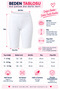 Girls' Above-Knee Leggings 95% Cotton 5% Elastane Flexible Comfortable Black 7-12 Years - 4